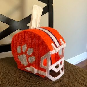 Clemson Helmet Tissue Box Cover